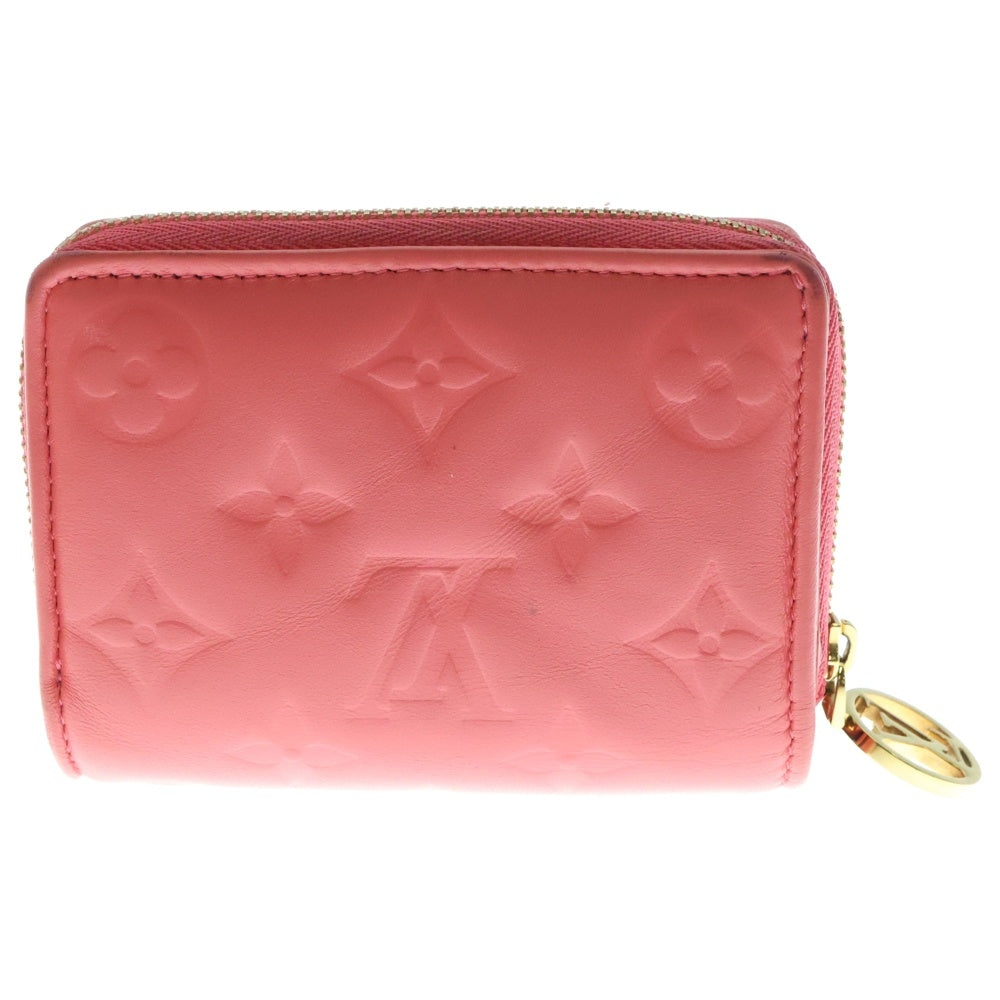 LOUIS VUITTON(ルイヴィトン) ポルトフォイユ ルー ピンクスカイ コンパクトウォレット 二つ折り財布 コインケース ピンク ラムレザー ゴールド金具 M83105