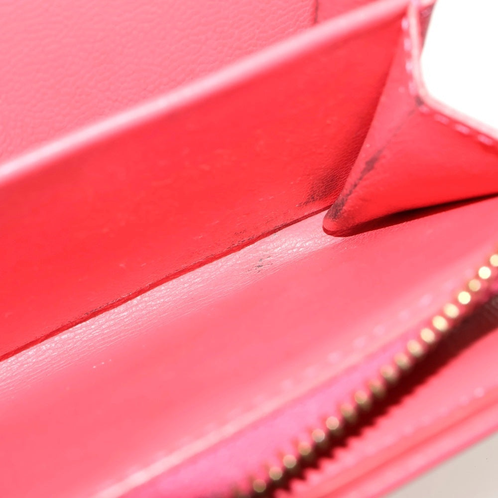 LOUIS VUITTON(ルイヴィトン) ポルトフォイユ ルー ピンクスカイ コンパクトウォレット 二つ折り財布 コインケース ピンク ラムレザー ゴールド金具 M83105