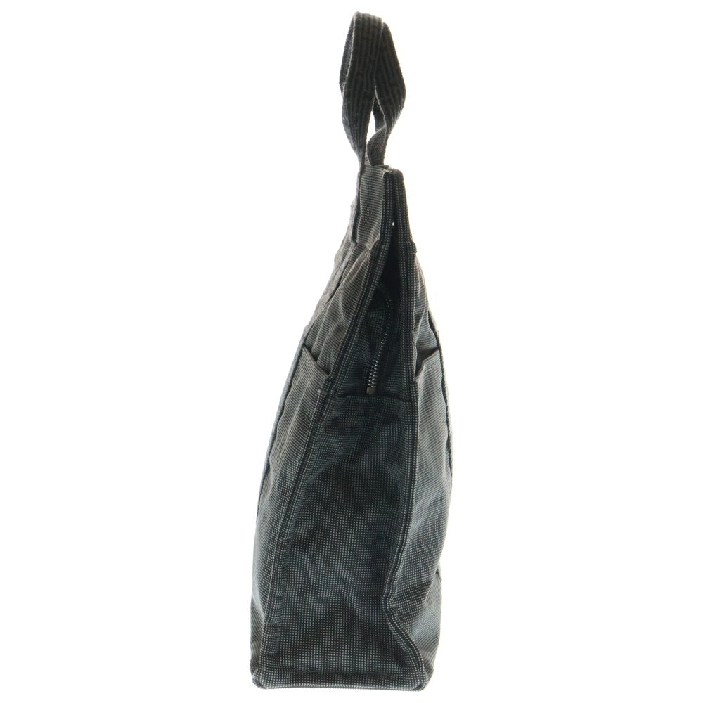HERMES(エルメス) エールラインGM ナイロンキャンバス トートバッグ シルバー金具 グレー