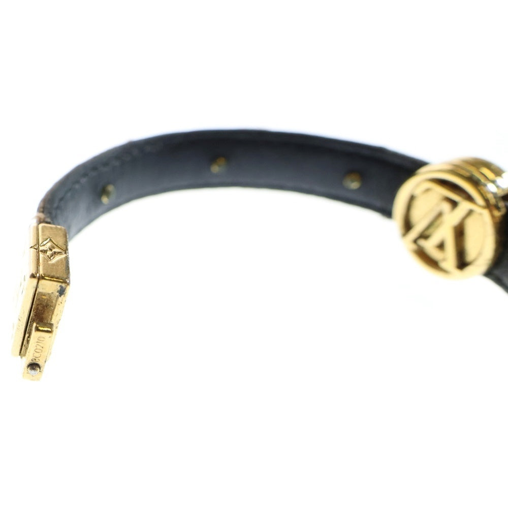 LOUIS VUITTON(ルイヴィトン) ブラスレ LVサークル モノグラムブレスレット ブラウン ゴールド金具 M6173E