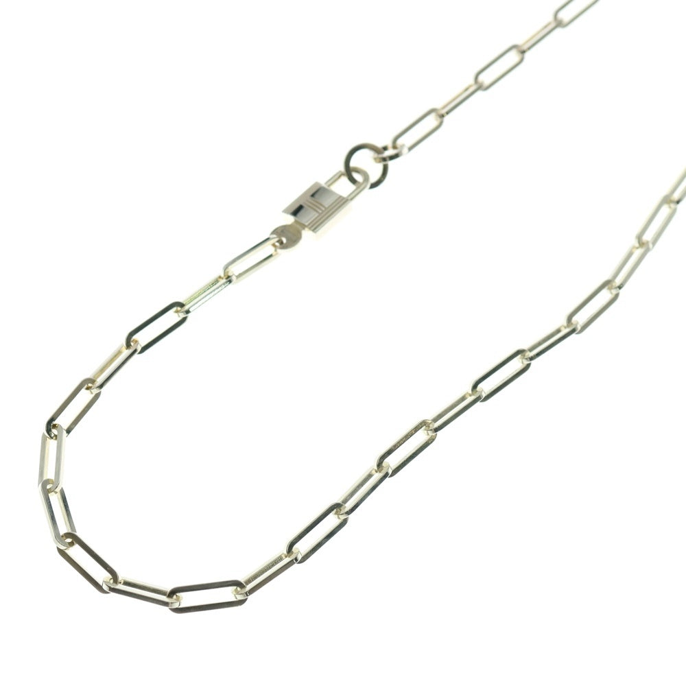 HERMES(エルメス) ケリー シェーヌMM ロングチェーンネックレス シルバー