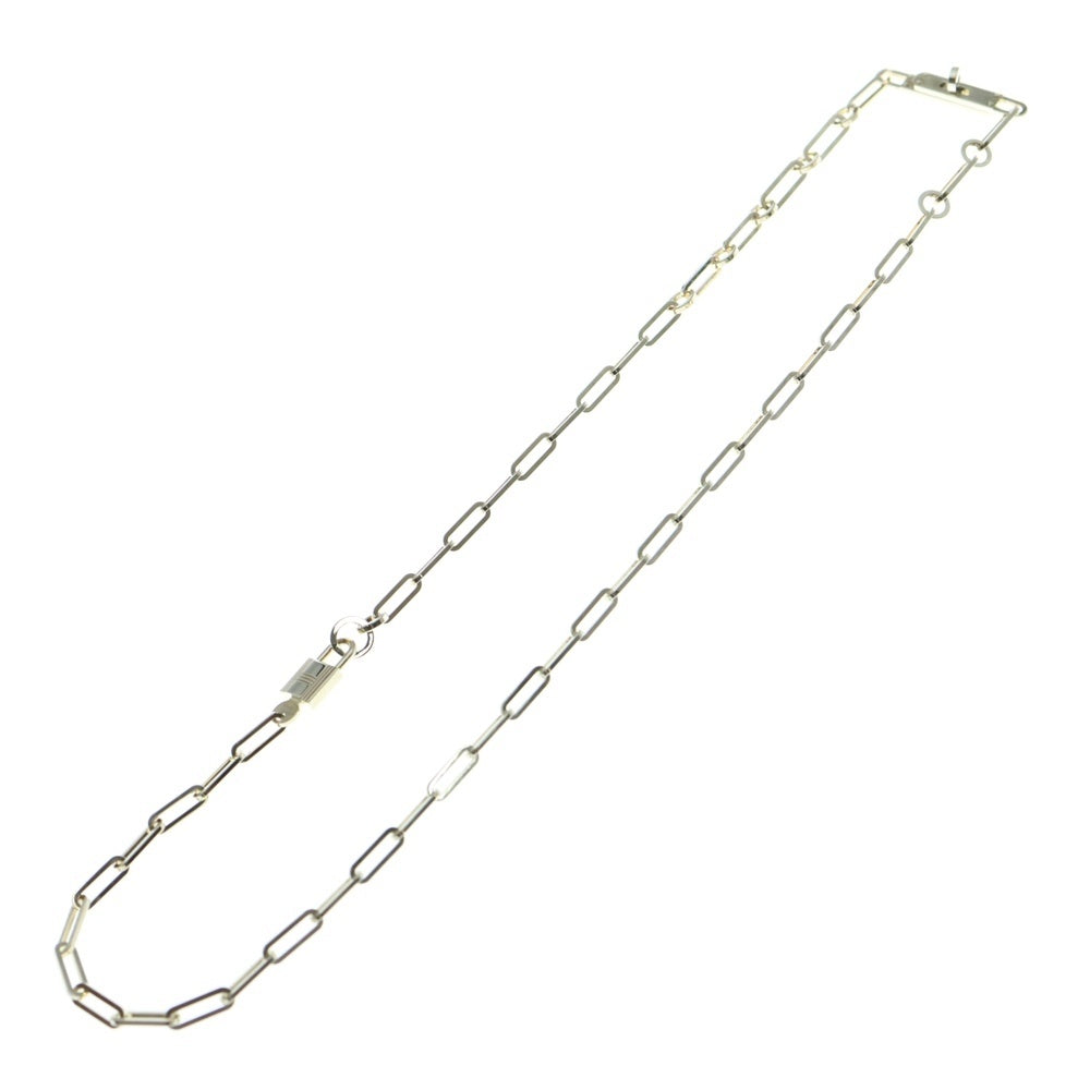 HERMES(エルメス) ケリー シェーヌMM ロングチェーンネックレス シルバー