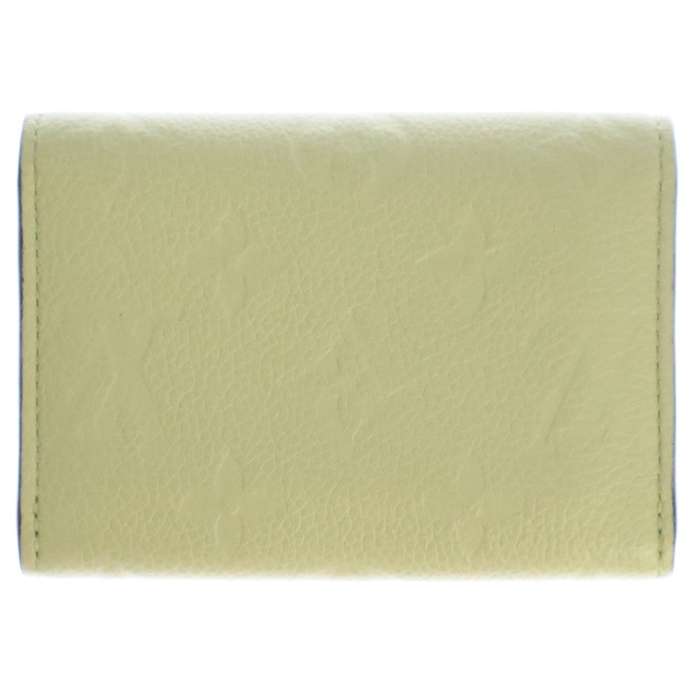 LOUIS VUITTON(ルイヴィトン) モノグラムアンプラント ポルトモネ・ロザリ ヴェール・ノト 財布 コンパクトウォレット グリーン レザー RFID M82392