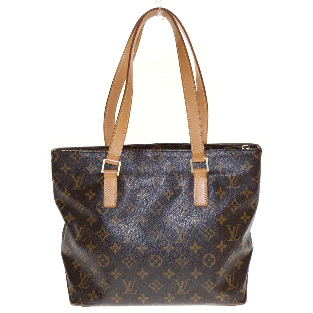 LOUIS VUITTON(ルイヴィトン) モノグラム カバ・ピアノ ハンドバッグ ミニトートバッグ ブラウン レザー×PVC ゴールド金具 M51148