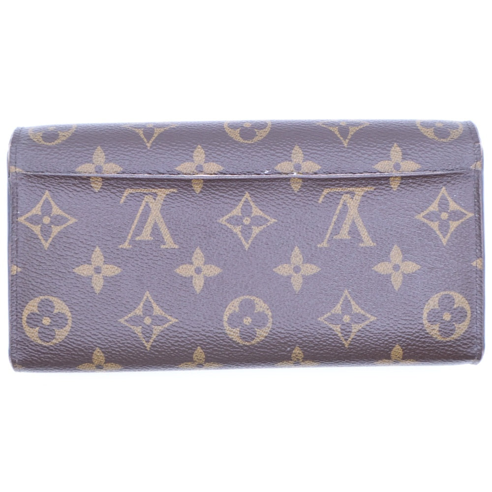 LOUIS VUITTON(ルイヴィトン) モノグラム ポルトフォイユサラ ロングウォレット 長財布 カードケース ブラウン×ピンク PVC レザー M62235