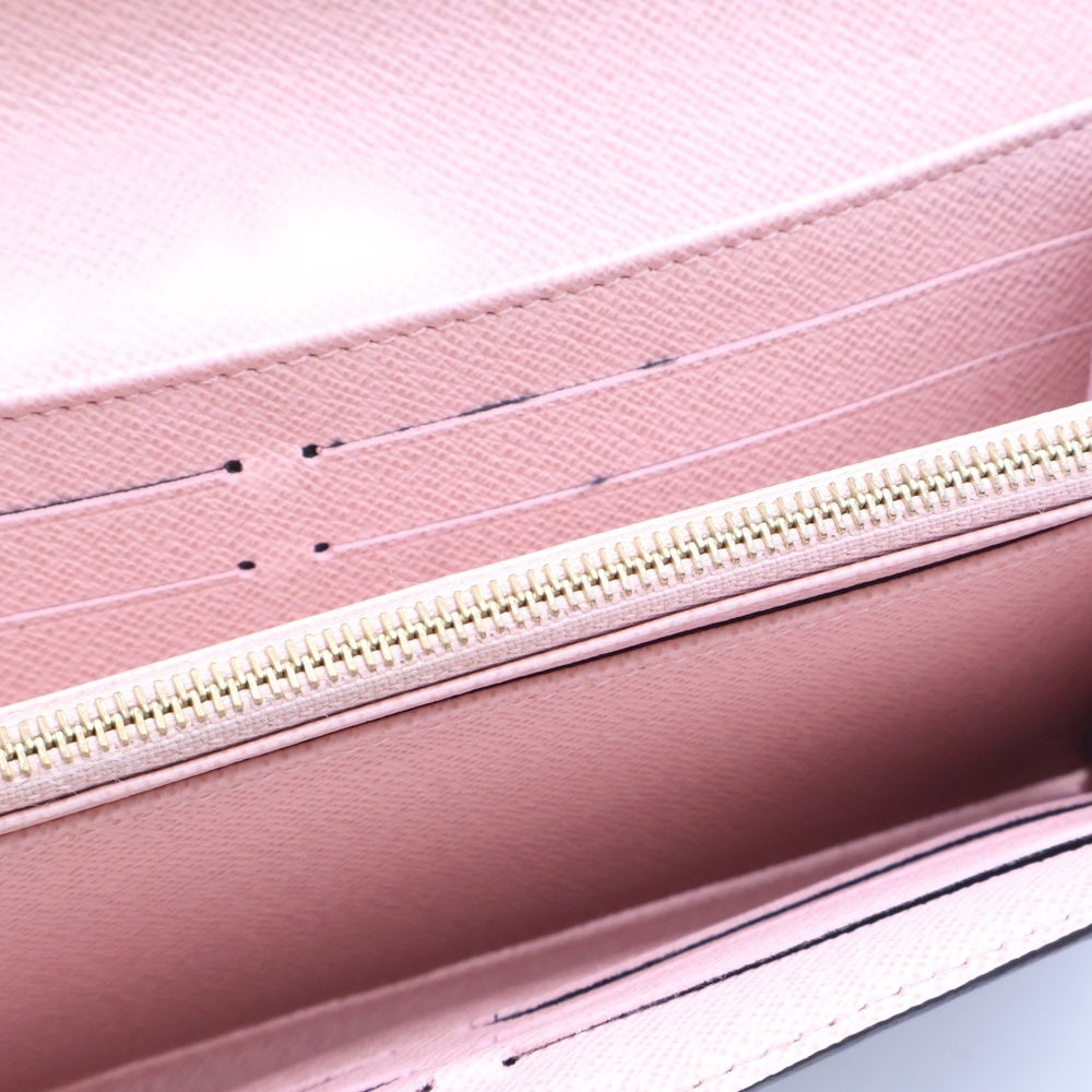 LOUIS VUITTON(ルイヴィトン) モノグラム ポルトフォイユサラ ロングウォレット 長財布 カードケース ブラウン×ピンク PVC レザー M62235