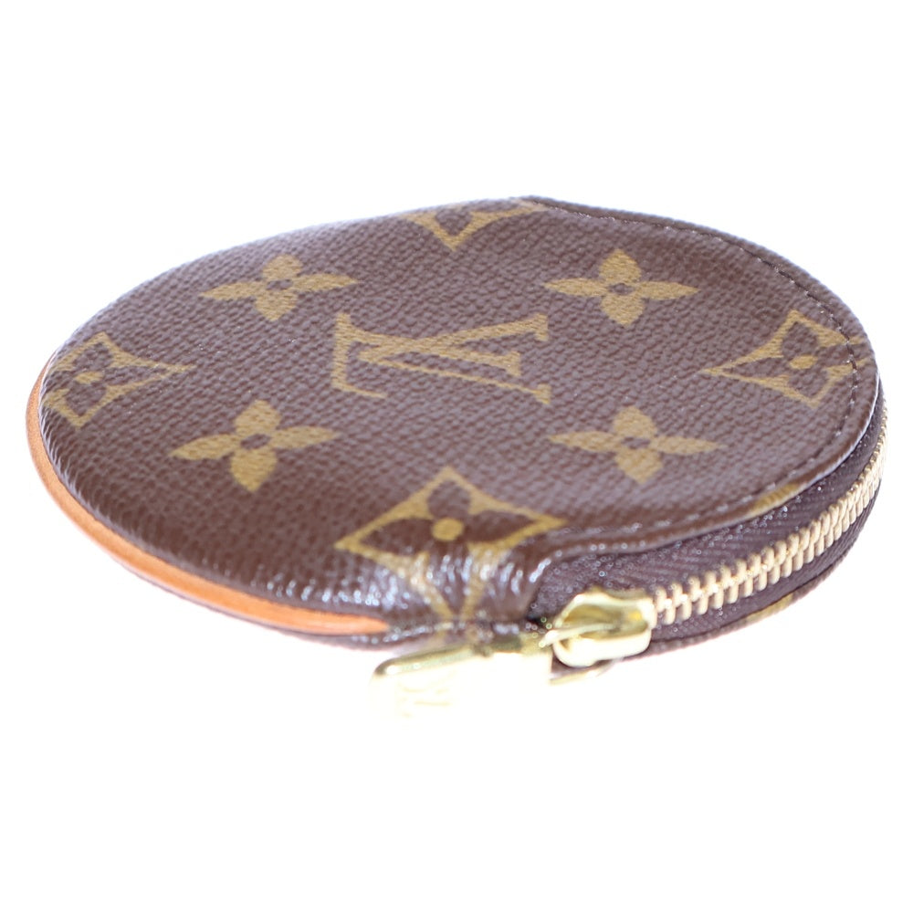 LOUIS VUITTON(ルイヴィトン) モノグラム ポルトモネ ロン コインケース小銭入れ ブラウン PVCレザー M61926