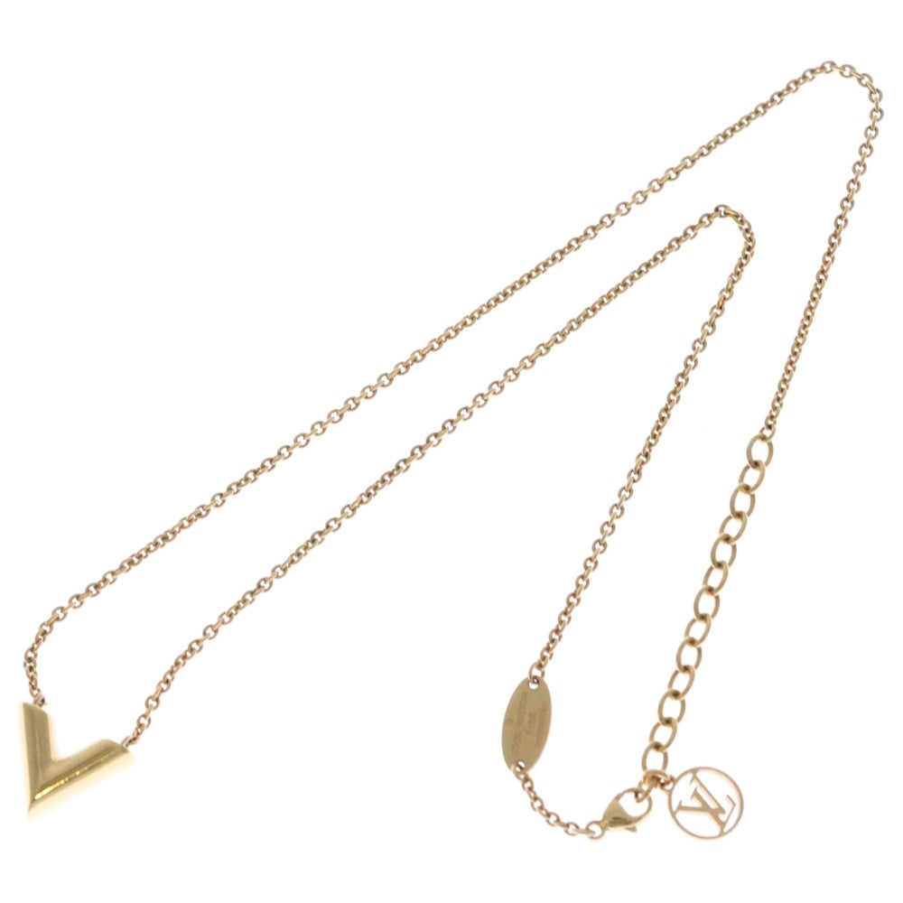 LOUIS VUITTON(ルイヴィトン) エセンシャルV ネックレス ペンダント チェーン ゴールド M61083