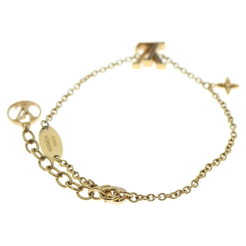 LOUIS VUITTON(ルイヴィトン) LVアイコニック フラワー ブレスレット チェーン ゴールド M0942A