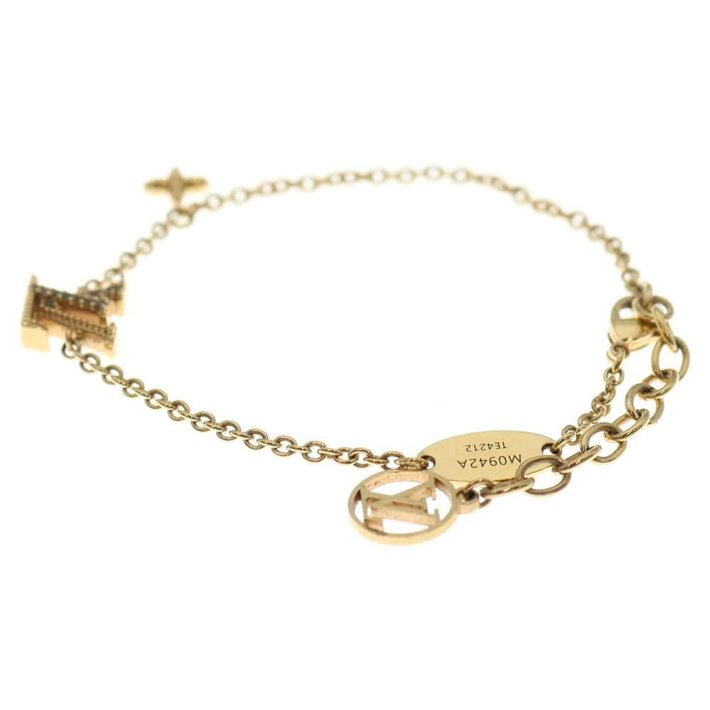 LOUIS VUITTON(ルイヴィトン) LVアイコニック フラワー ブレスレット チェーン ゴールド M0942A