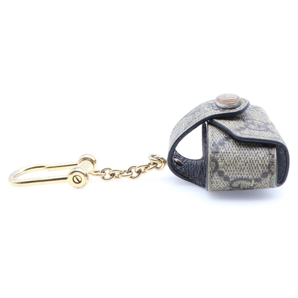 GUCCI(グッチ) GGスプリーム AirPods ケース ベージュ ゴールド金具 631683