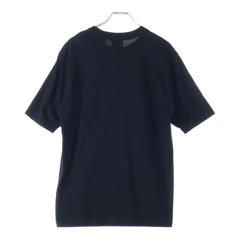 BURBERRY(バーバリー) HORSEFERRY ホースフェリー ロゴプリント クルーネック 半袖Tシャツ カットソー ブラック 8017224