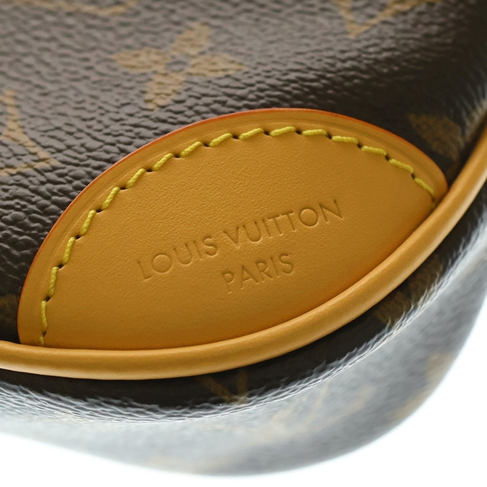 LOUIS VUITTON(ルイヴィトン) ナノ ブローニュ モノグラム PVC レザー 2WAY チェーン ハンド ショルダーバッグ ゴールド金具 ブラウン M25519