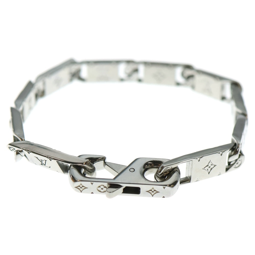 LOUIS VUITTON(ルイヴィトン) モノグラム タイドアップ ブレスレット チェーン シルバー M0921M