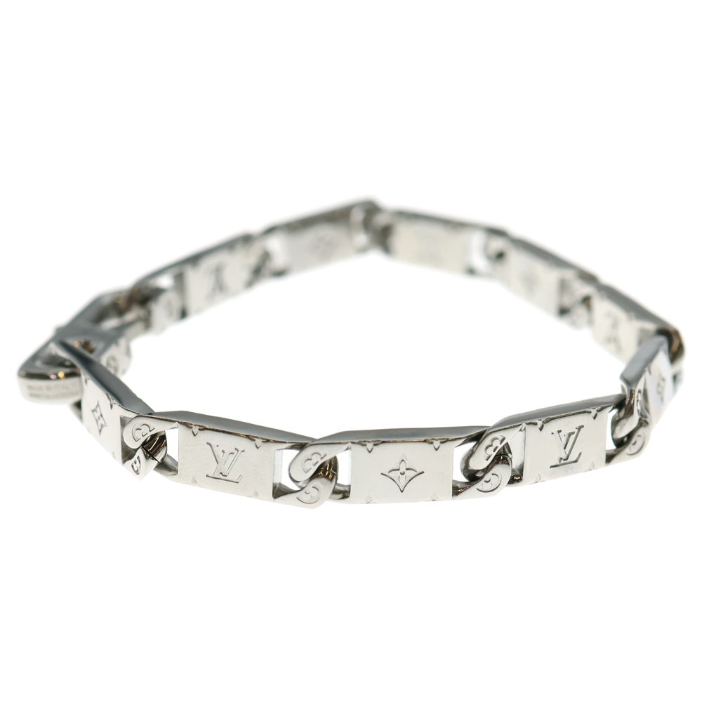 LOUIS VUITTON(ルイヴィトン) モノグラム タイドアップ ブレスレット チェーン シルバー M0921M