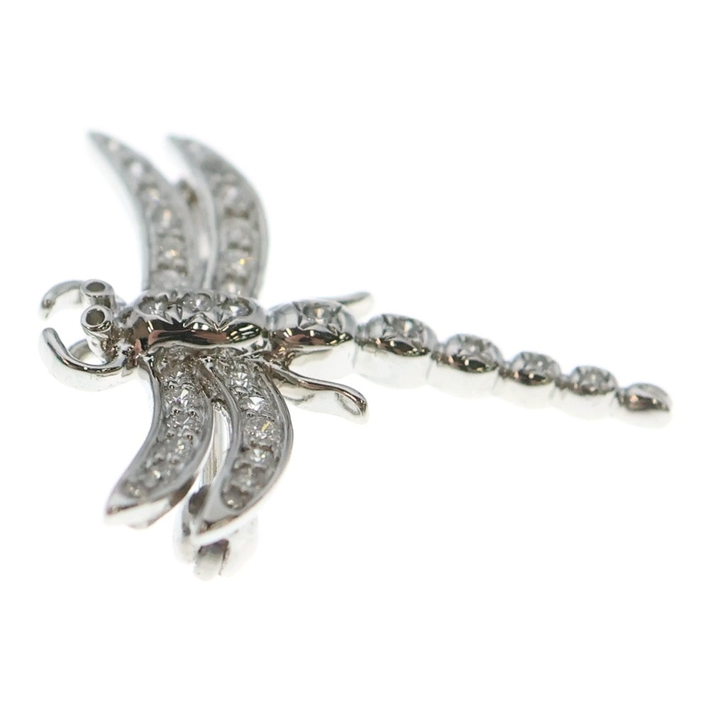 TIFFANY & Co.(ティファニー) Pt950 ドラゴンフライブローチ ピンバッジ シルバー 3.1g