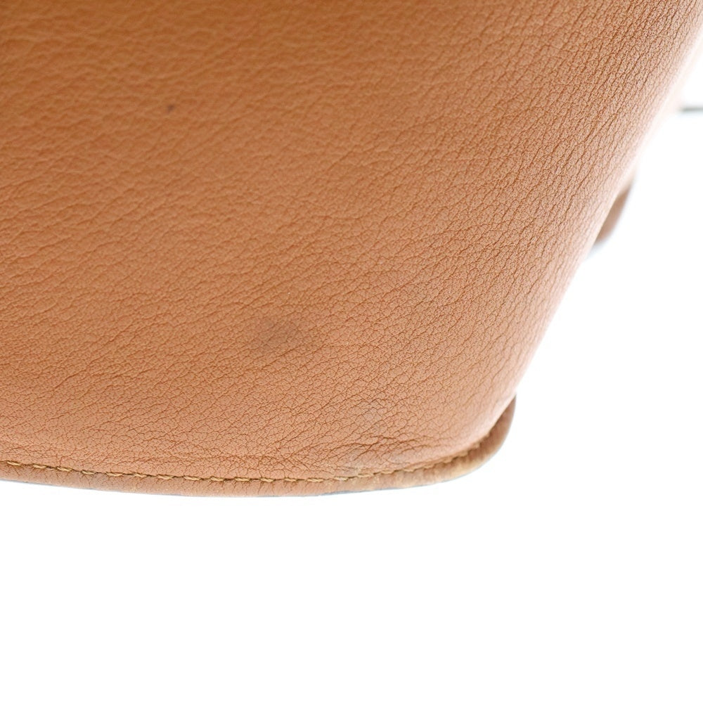 LOEWE(ロエベ) ハンモック ミディアム ショルダーバッグ ハンドバッグ ブラウン レザー シルバー金具