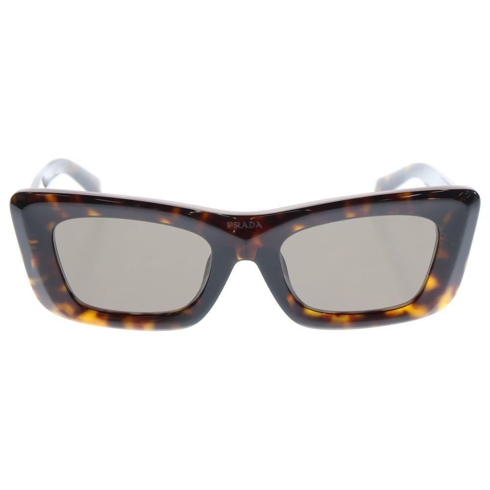 PRADA(プラダ) スクエア フレームスタイル サングラス ブラウン 2AU-06B ゴールド金具