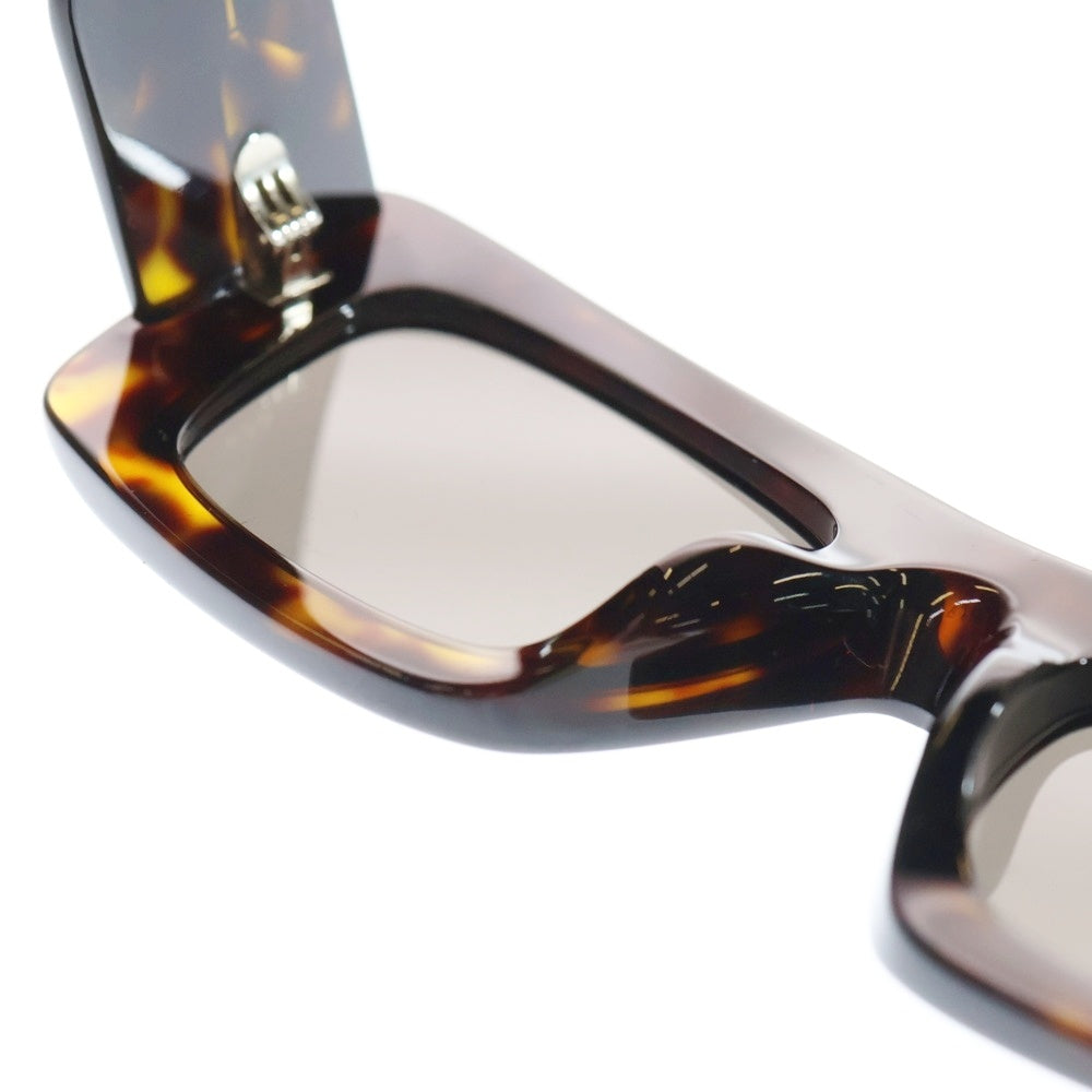 PRADA(プラダ) スクエア フレームスタイル サングラス ブラウン 2AU-06B ゴールド金具