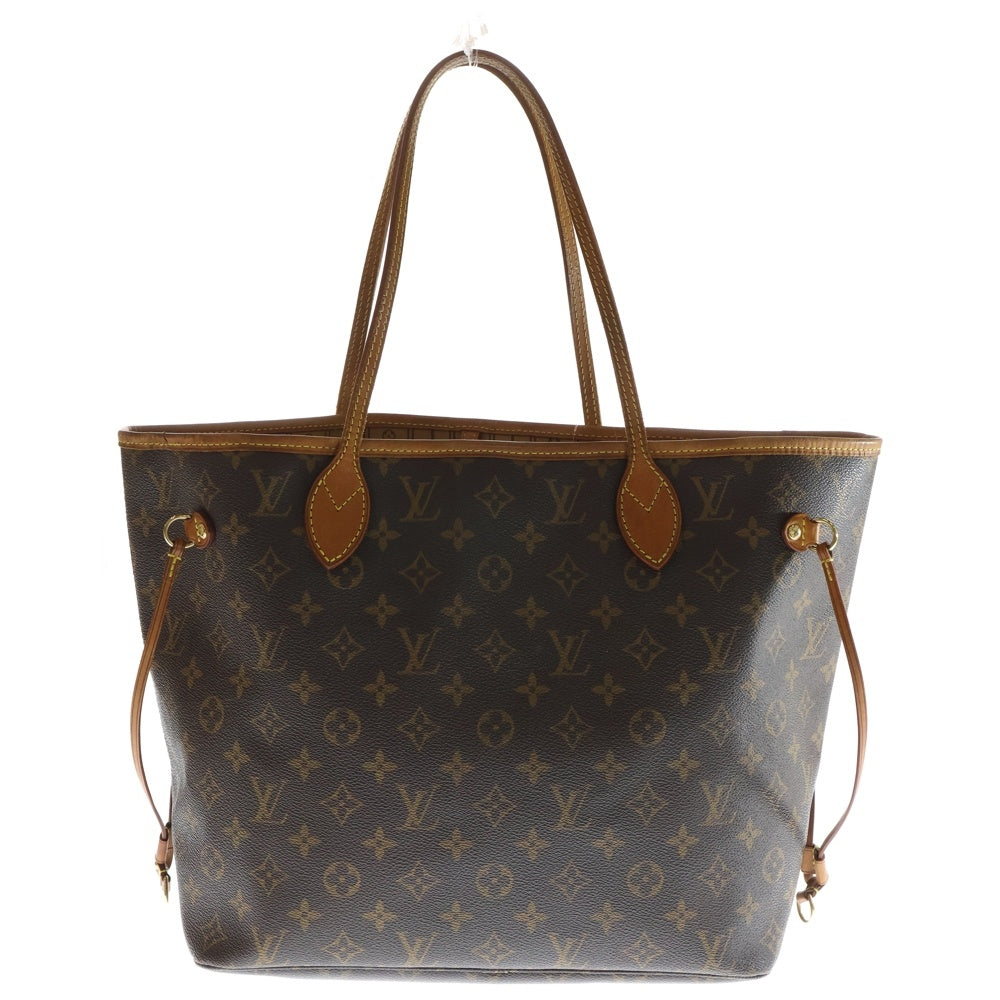 LOUIS VUITTON(ルイヴィトン) モノグラム 旧ネヴァーフルMM トートバッグ ハンドバッグ ブラウン レザー×PVC M40995 ゴールド金具