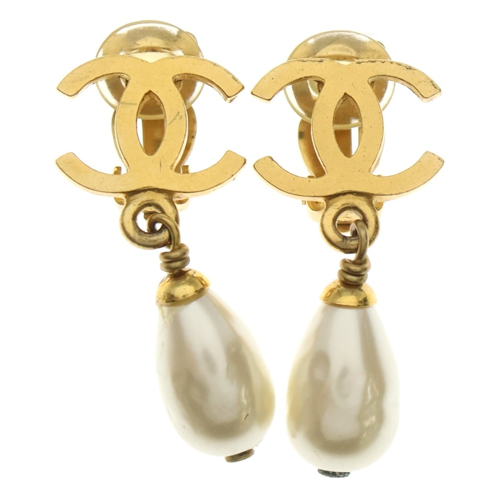 CHANEL(シャネル) ココマーク イヤリング パール スイング ゴールド GP