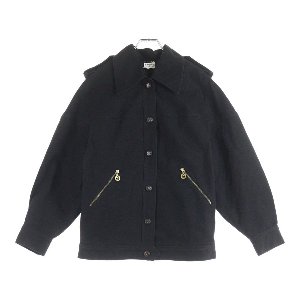 CHANEL(シャネル) ココマーク スナップボタン ドロップショルダー 中綿