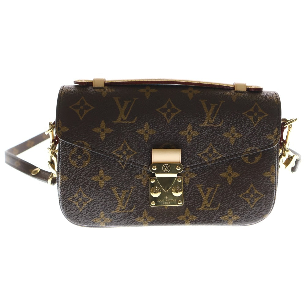 LOUIS VUITTON(ルイヴィトン) ポシェット・メティス ショルダーバッグ ブラウン PVCレザー RFID M46279 レディース