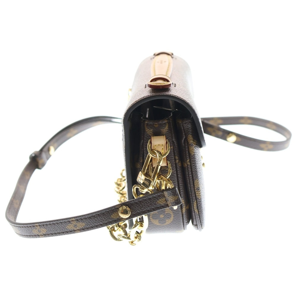 LOUIS VUITTON(ルイヴィトン) ポシェット・メティス ショルダーバッグ ブラウン PVCレザー RFID M46279 レディース