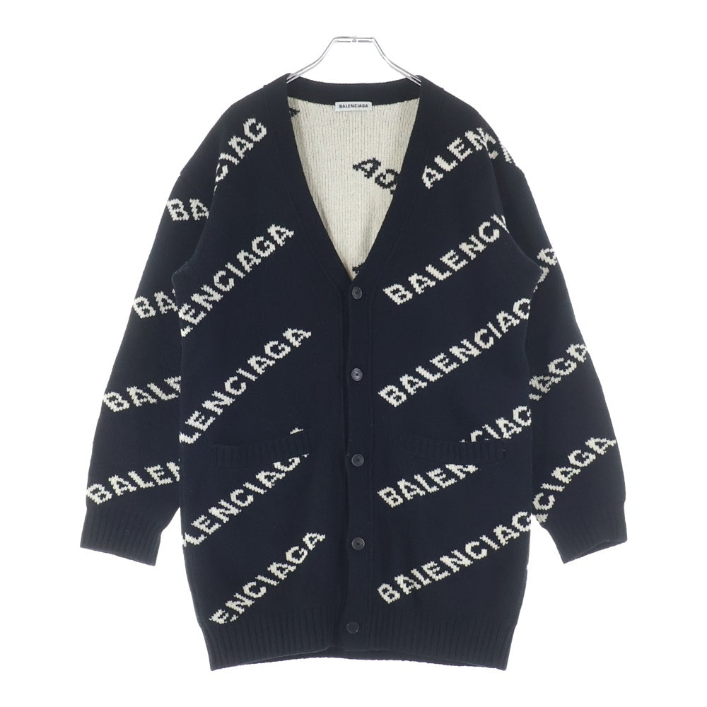 BALENCIAGA(バレンシアガ) オールオーバーロゴ ジャガード キャメル