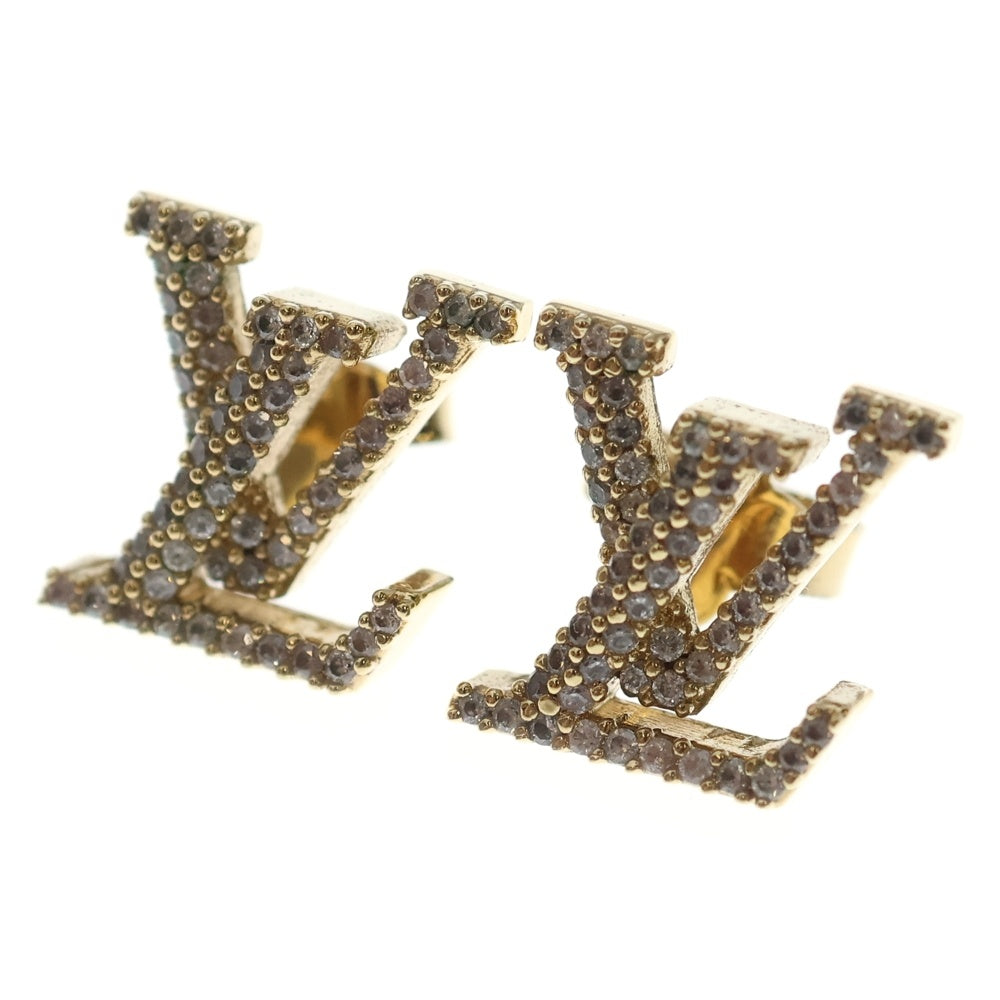 LOUIS VUITTON(ルイヴィトン) ピアス・LV アイコニック ストラス GP