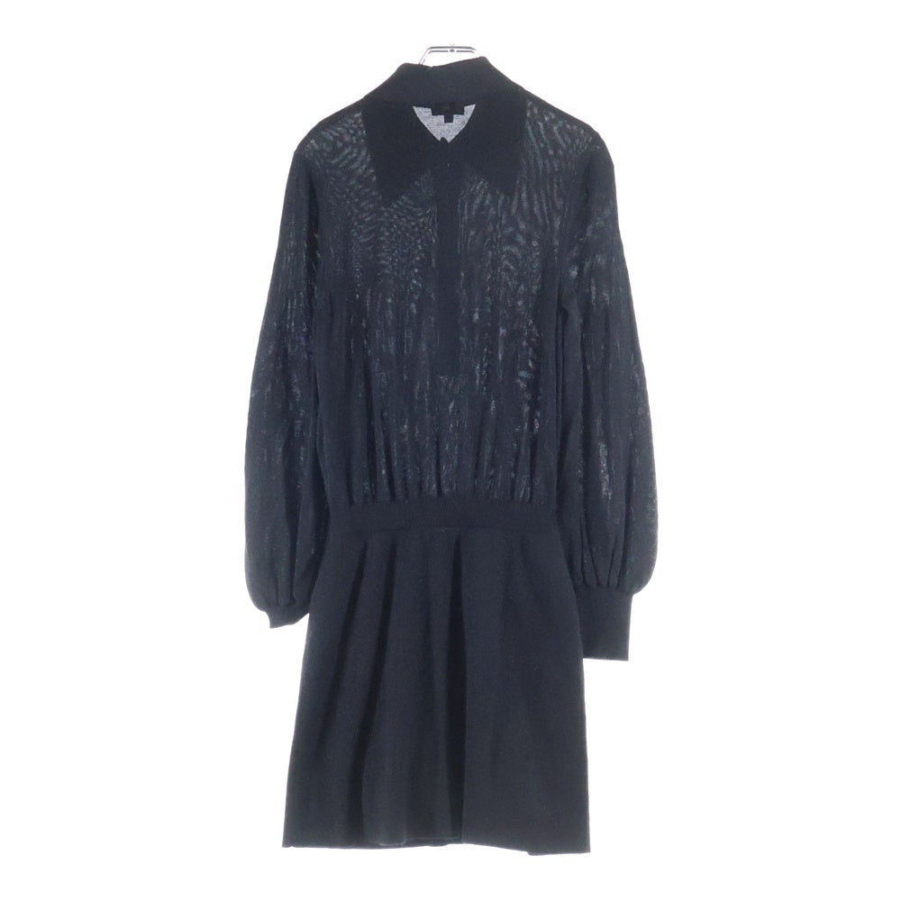 CHANEL(シャネル) ココボタン ラメニット長袖ワンピース ブラック P65648K61308 レディース