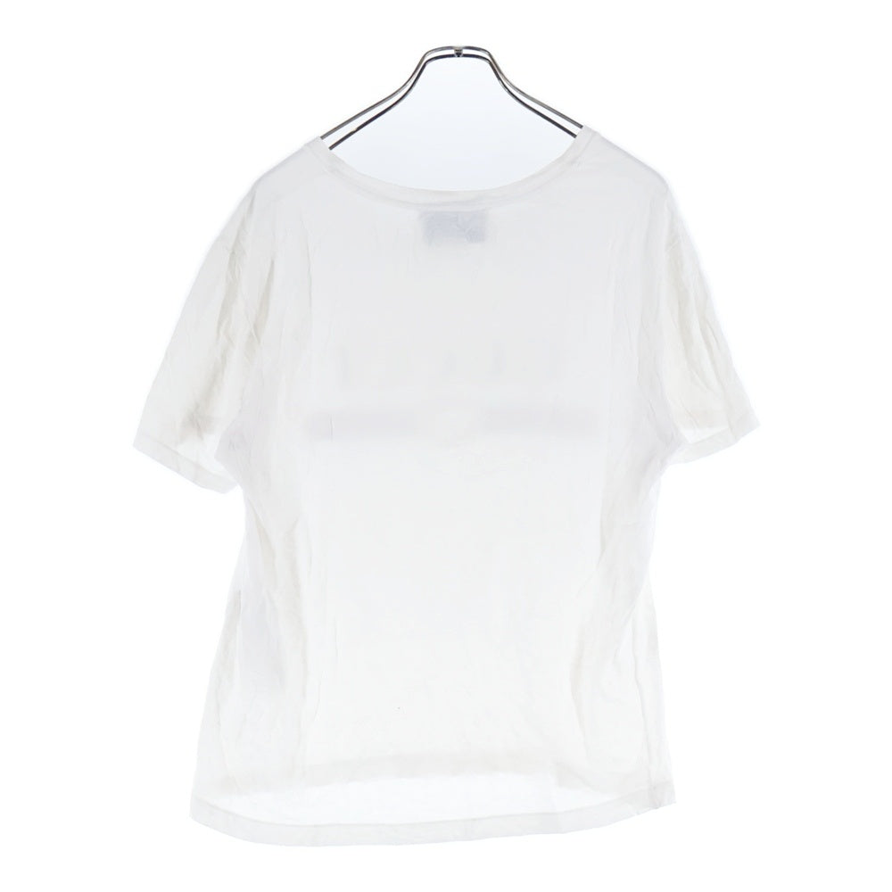 GUCCI(グッチ) ヴィンテージロゴプリント ウォッシュ加工 クルーネック 半袖Tシャツ カットソー ホワイト 440103 レディース