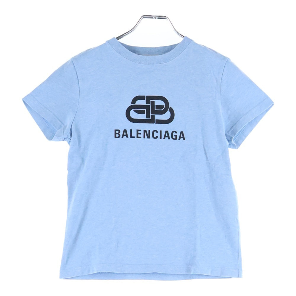 BALENCIAGA(バレンシアガ) BBロゴプリント クルーネック 半袖Tシャツ 