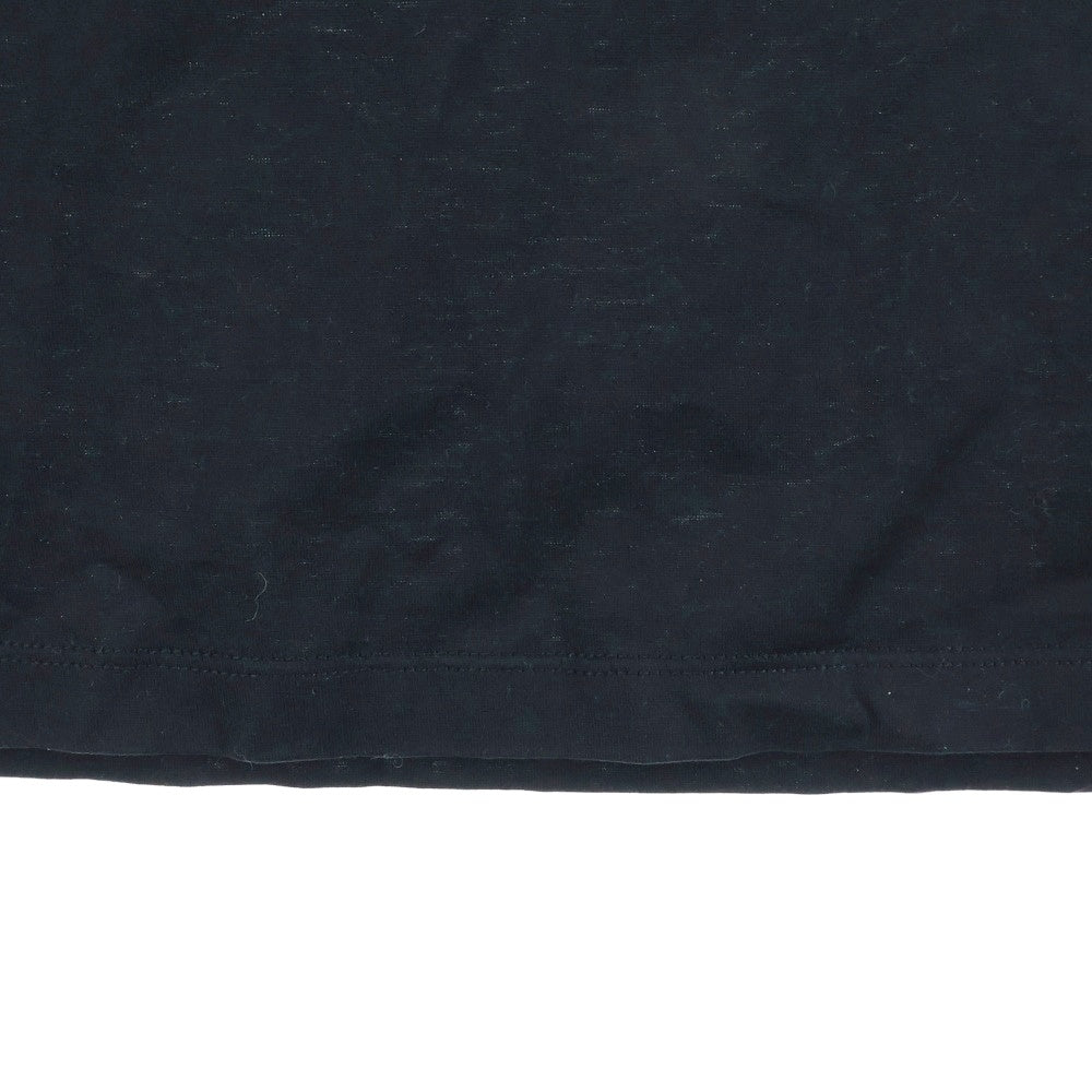 PRADA(プラダ) 18SS パフスリーブ クルーネック 半袖 ミディアム カットソー ワンピース ブラック レディース 35876L