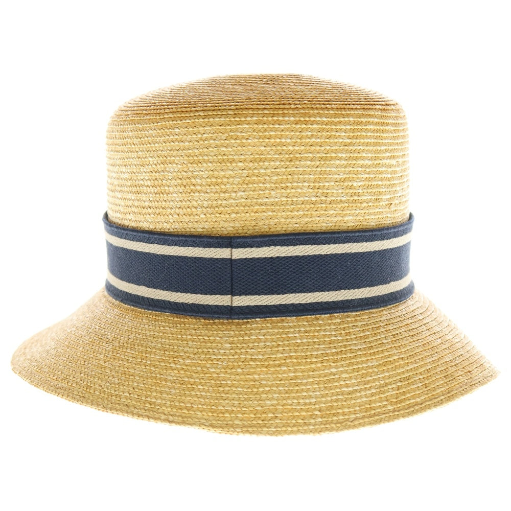 Christian Dior(クリスチャンディオール) DIORESORT ディオリゾート ストローハット 麦わら帽子 ベージュ/ネイビー 11DRT952G180 レディース
