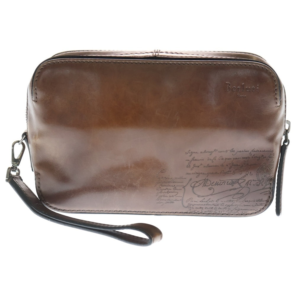 Berluti(ベルルッティ) カリグラフィ スクリットレザー クラッチ