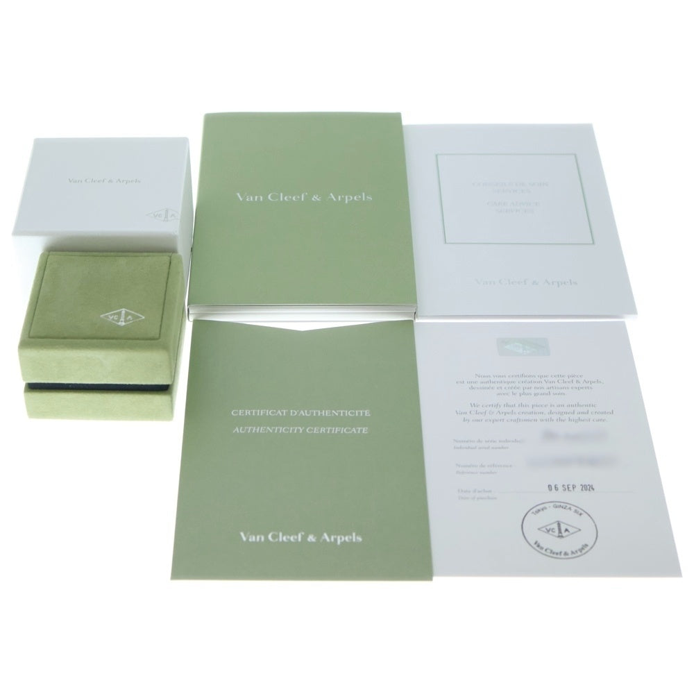 Van Cleef & Arpels(ヴァンクリーフアンドアーペル) ヴィンテージアルハンブラ ブルーアゲート イヤリング イエローゴールド Au750YG VCARP9SZ00 ジュエリー レディース