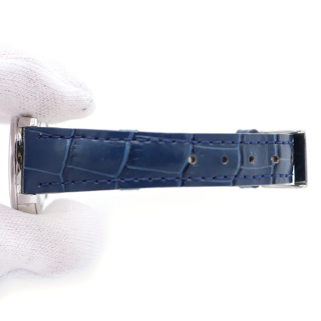FREDERIQUE CONSTANT(フレデリックコンスタント) スリムラインムーンフェイズ ダイヤインデックス ホワイトシェル文字盤 ステンレス/レザー クォーツ 腕時計 206MPWD1S6 レディース