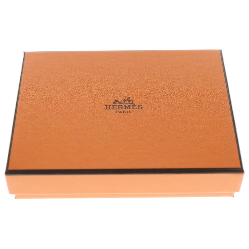 HERMES(エルメス) ベアンコンパクト エプソン エトゥープ コンパクトウォレット 二つ折り財布 グレージュ ブラウン レザー ゴールド金具 K刻印