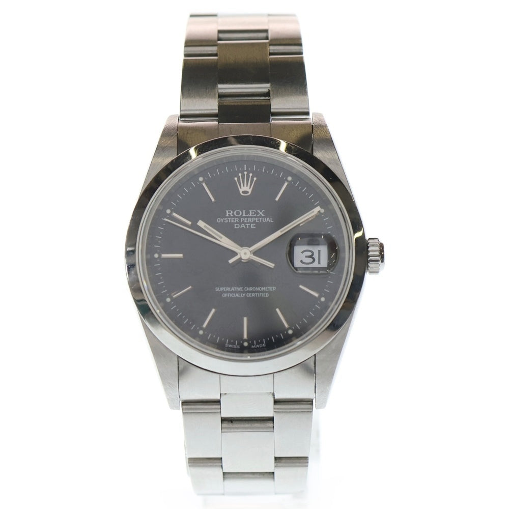 ROLEX(ロレックス) 15200 オイスターパーペチュアル デイト SS/AT ステンレス 自動巻き 紙ギャラ Y番