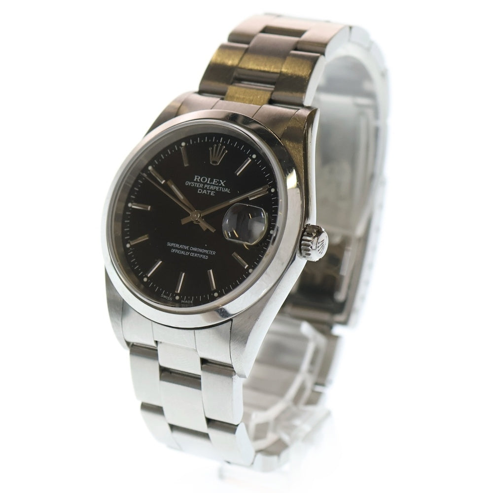 ROLEX(ロレックス) 15200 オイスターパーペチュアル デイト SS/AT ステンレス 自動巻き 紙ギャラ Y番