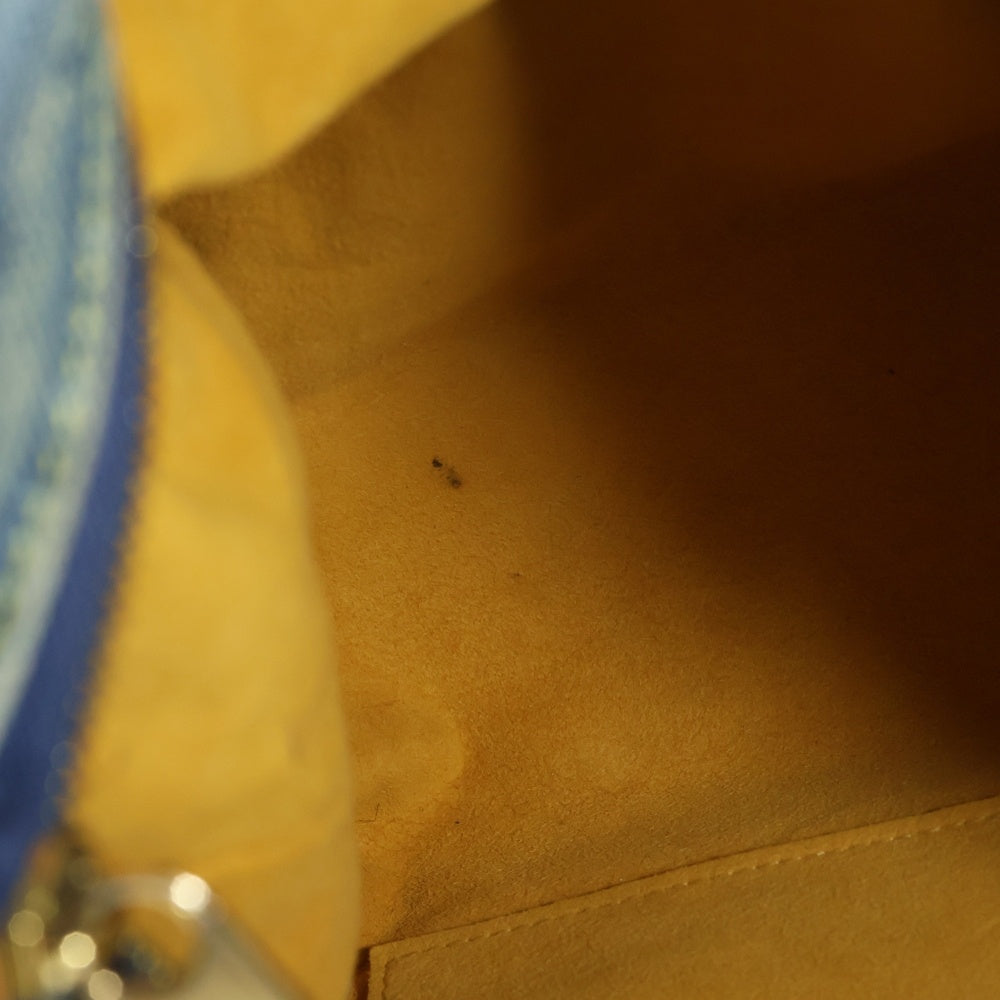 LOUIS VUITTON(ルイヴィトン) モノグラムデニム ネオカヴィGM レザー 2WAY ハンド ショルダーバッグ ゴールド金具 インディゴ M95350 レディース