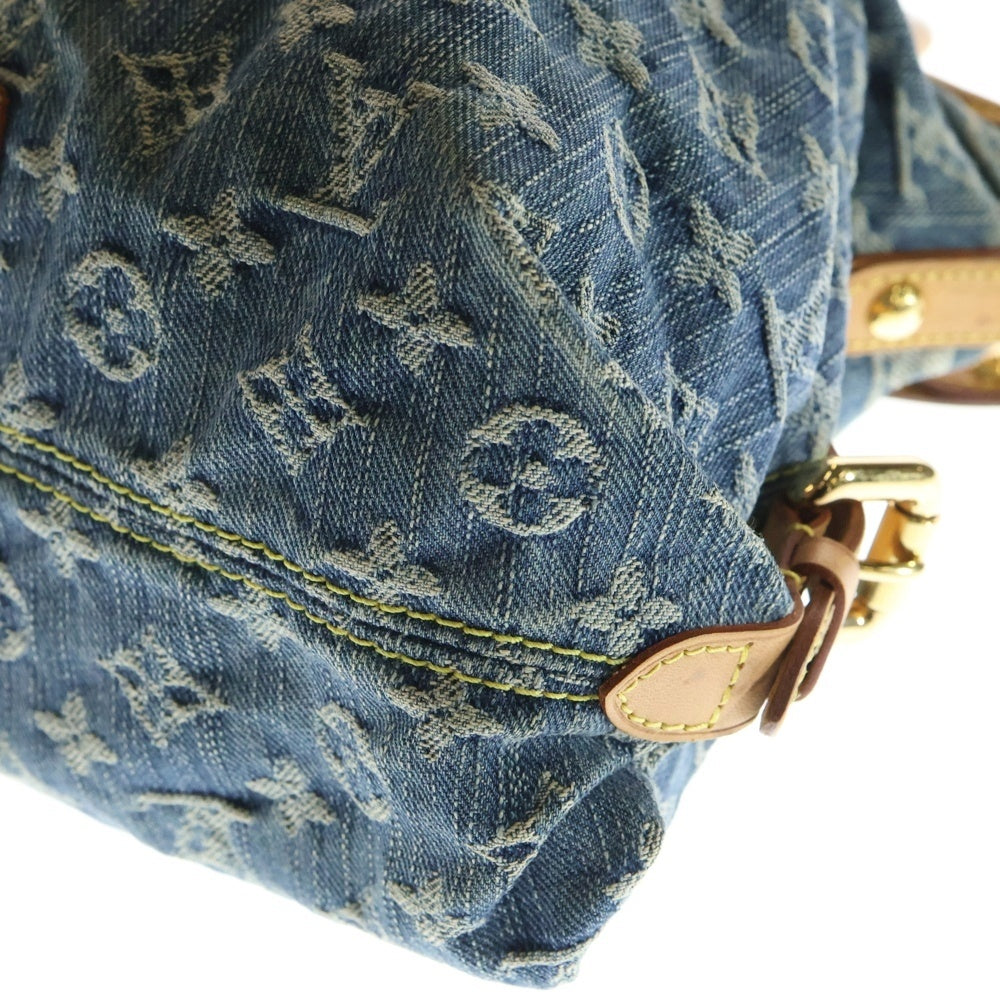 LOUIS VUITTON(ルイヴィトン) モノグラムデニム ネオカヴィGM レザー 2WAY ハンド ショルダーバッグ ゴールド金具 インディゴ M95350 レディース