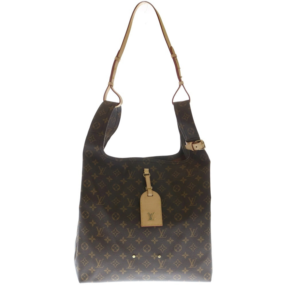 LOUIS VUITTON(ルイヴィトン) アトランティス GM モノグラム PVC レザー ハンド ショルダーバッグ ゴールド金具 ブラウン M46817 レディース