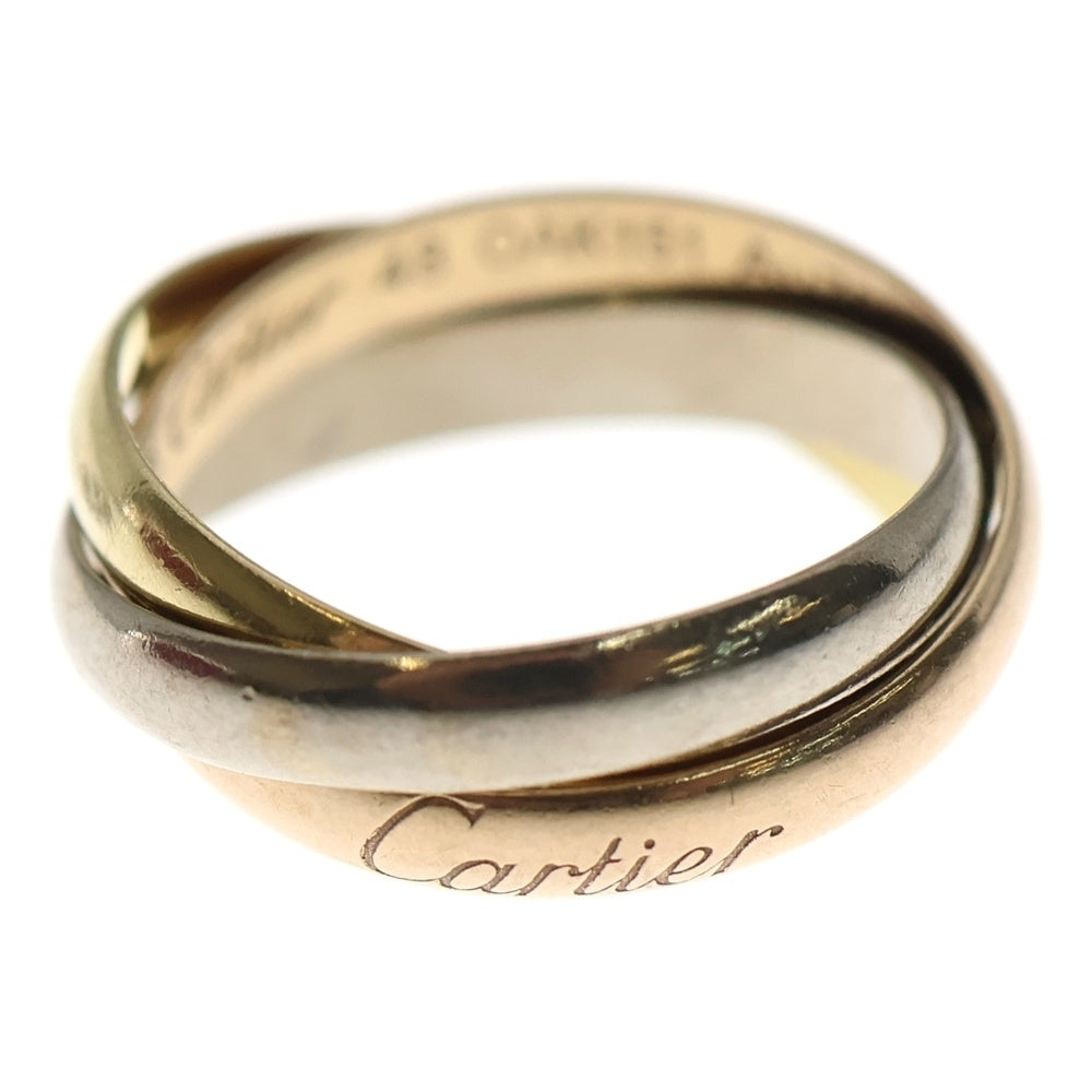 Cartier(カルティエ) トリニティ リング YG×PG×WG 750 #48 指輪 ジュエリー レディース