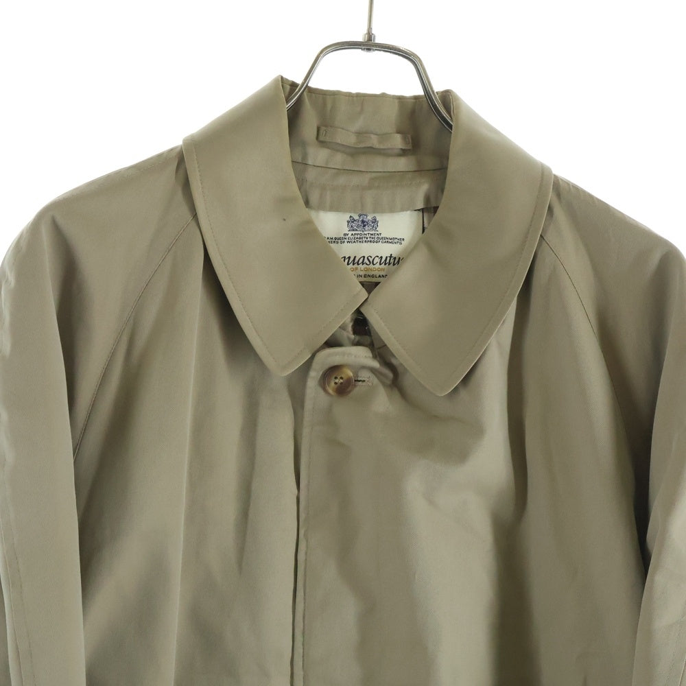 Acuascutum(アクアスキュータム) チェックライニングトレンチコート ベージュ