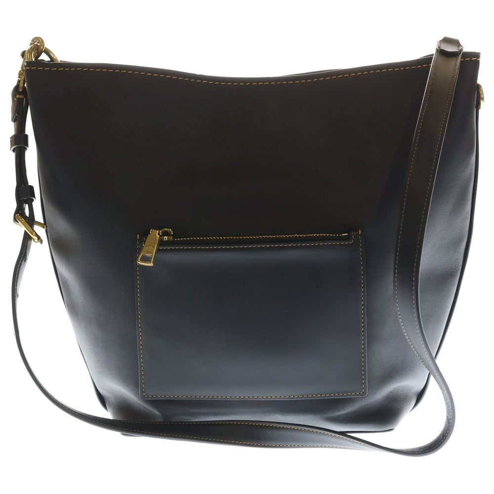 COACH(コーチ) ターンロック ショルダーバッグ ブラック レディース