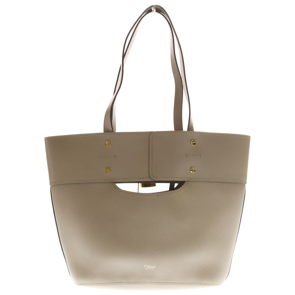 Chloe(クロエ) アビーライン レザー ハンド トートバッグ ベージュ