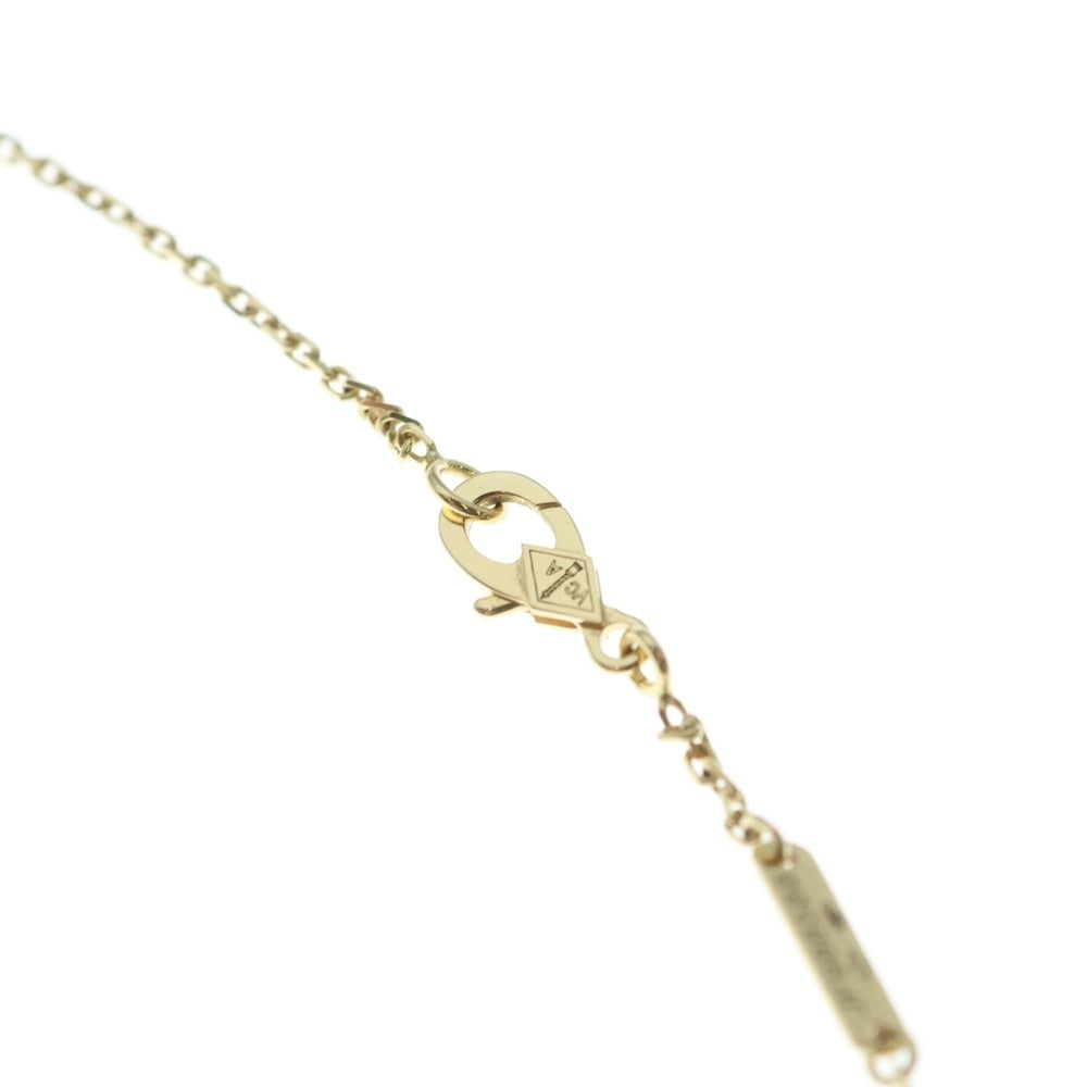 Van Cleef & Arpels(ヴァンクリーフアンドアーペル) ヴィンテージアルハンブラ オニキス ネックレス Au750 K18 YG イエローゴールド ペンダント VCARA45800 レディース