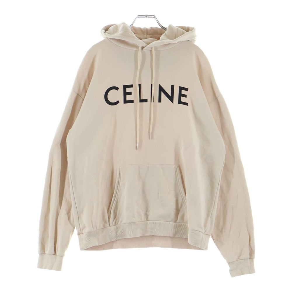 CELINE(セリーヌ) ロゴプリント プルオーバースウェットパーカー
